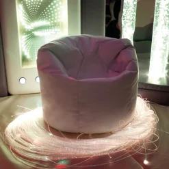 Sensory Room White Bean Bag H750mm