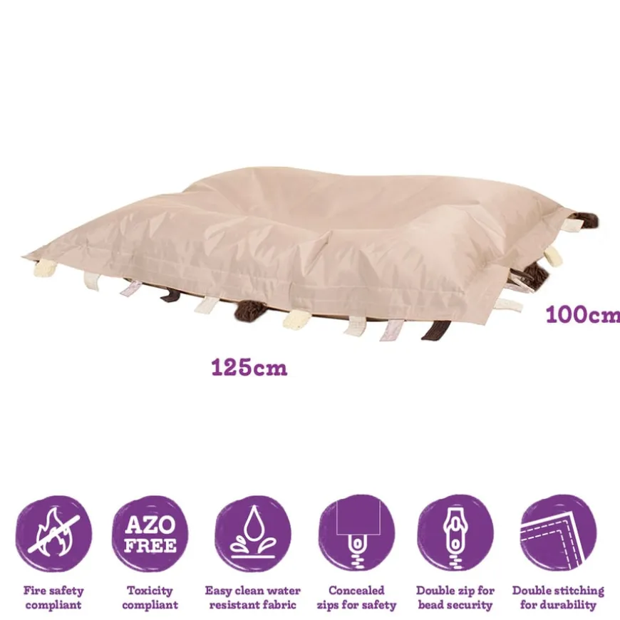 Sensory Touch Tags Bean Bag Cushion