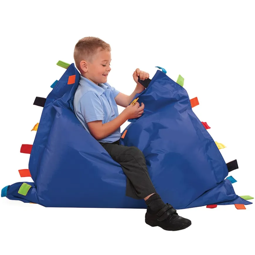 Sensory Touch Tags Bean Bag Cushion