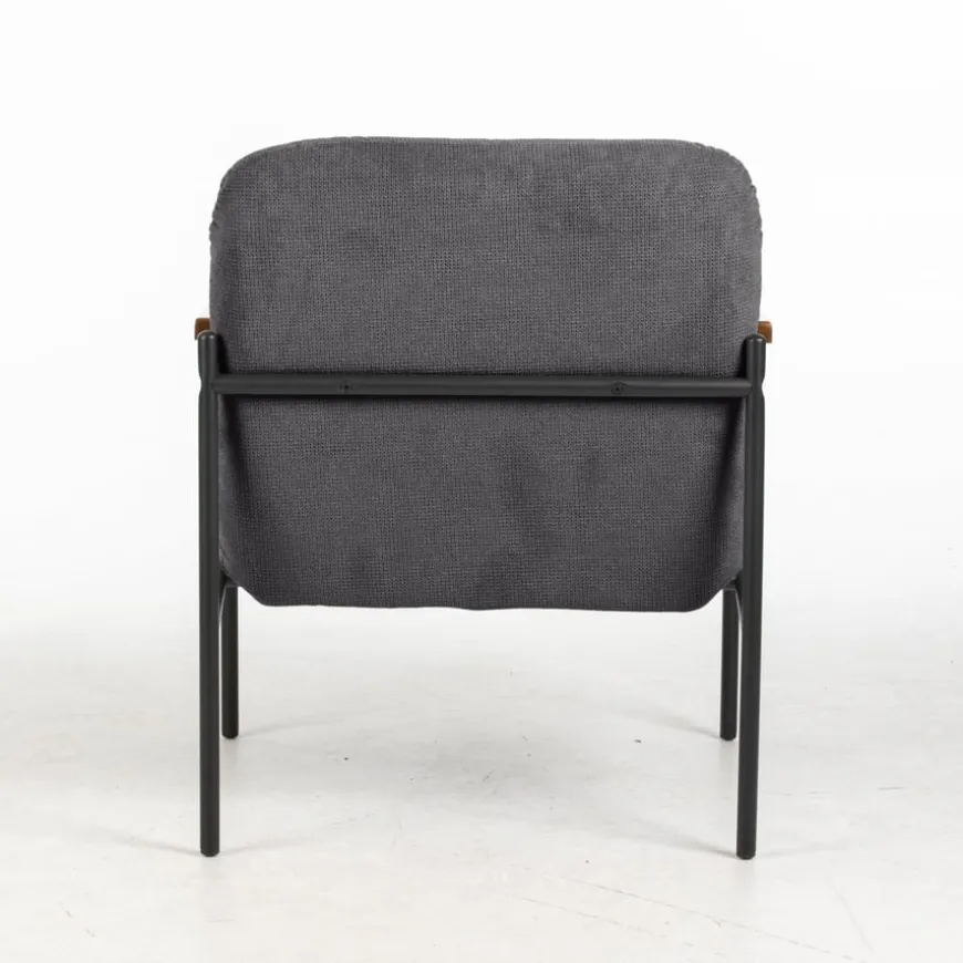 Settle Reception Chair with Wooden Arm Pads