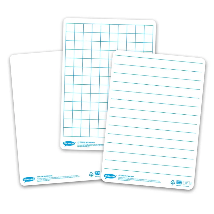 Show-me Assorted Whiteboards, Pens & Erasers 100pk