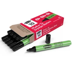 Show-me® Drywipe Pens, Medium Tip, Black