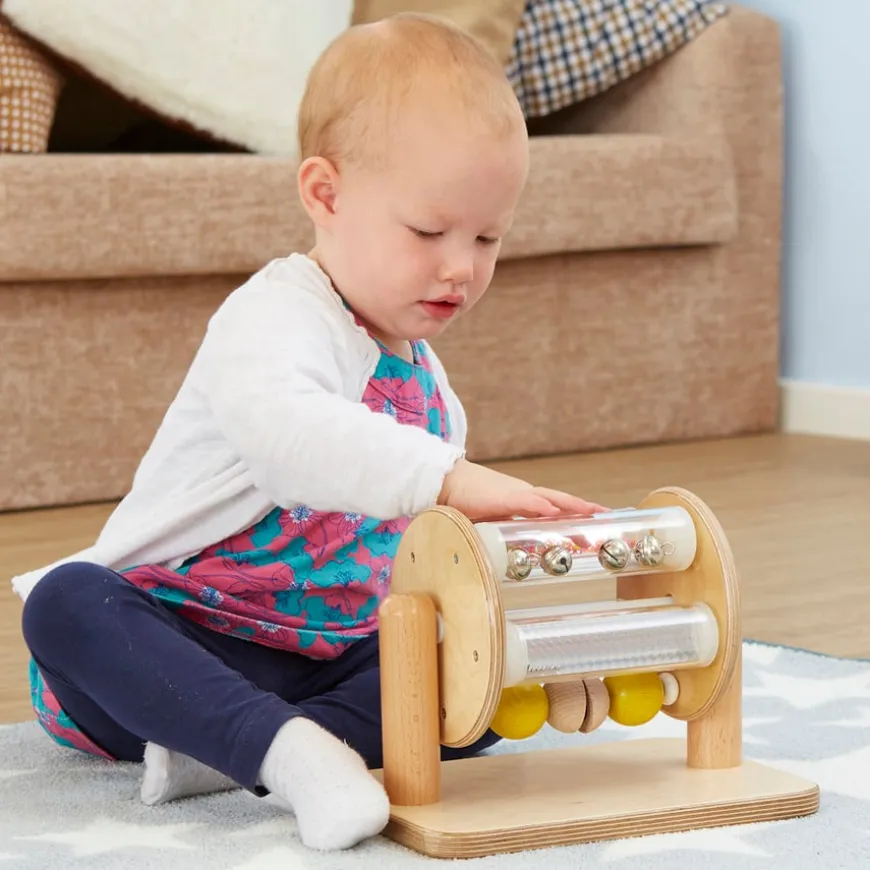 Sight and Sound Sensory Wooden Drum