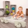 Silicone Sand & Water Collection - Stone Grey 12pk