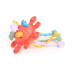 SiliSoft Silicone Zip Pull Sensory Toy Rainbow