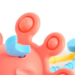 SiliSoft Silicone Zip Pull Sensory Toy Rainbow