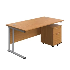 Single Pedestal and Desk Bundle Deal