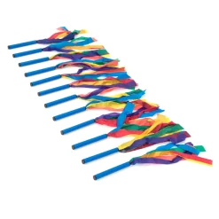 Six Colour Dance Wands 12pk
