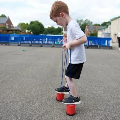 Six Colour Mini Hop Playground Stilts 6pk