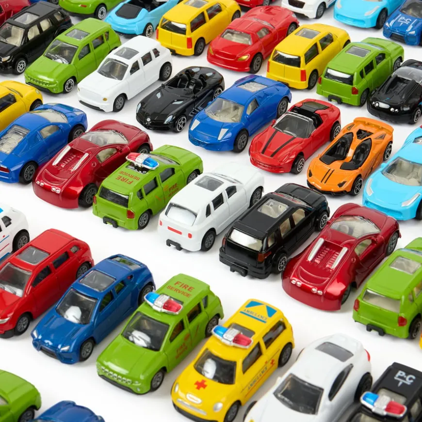 Small World Die Cast Car Set 75pcs