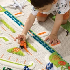 Small World 3D Textured Play Rugs
