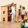 Small World Giant Dollhouse, Furniture, Car & People Bundle