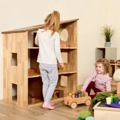 Small World Giant Dollhouse, Furniture, Car & People Bundle