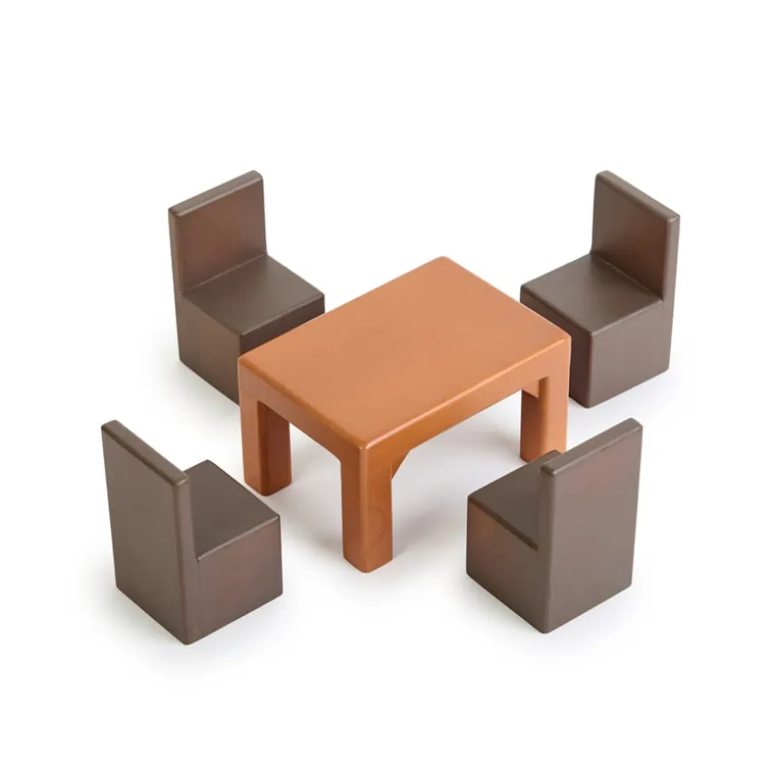 Small World Giant Wooden Dollhouse & Furniture Set
