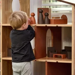 Small World Giant Wooden Dollhouse & Furniture Set