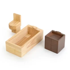 Small World Giant Wooden Dollhouse & Furniture Set