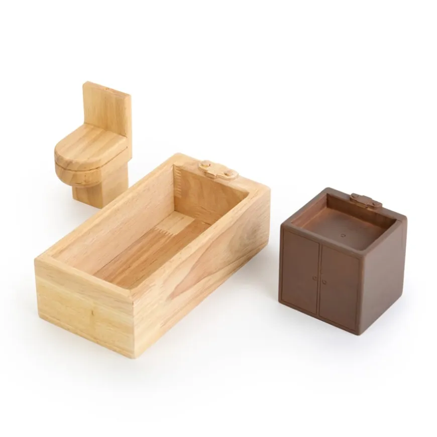 Small World Giant Wooden Dollhouse & Furniture Set