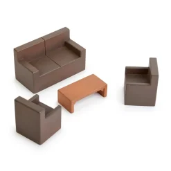 Small World Giant Wooden Dollhouse & Furniture Set