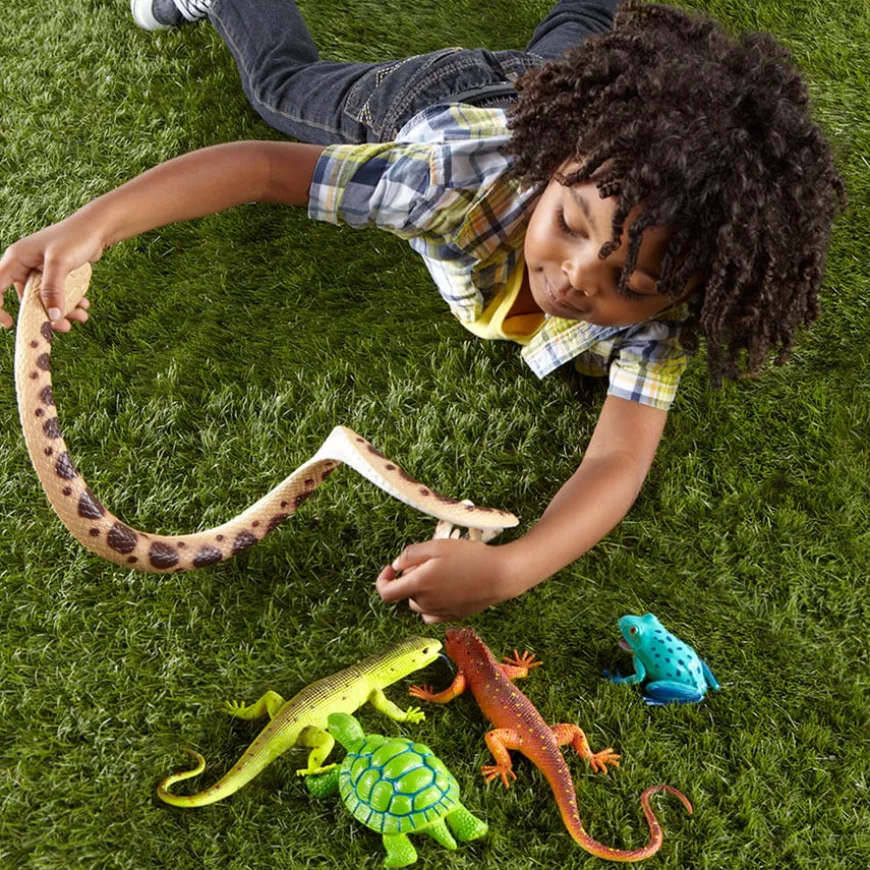 Small World Jumbo Reptiles and Amphibians 5pcs