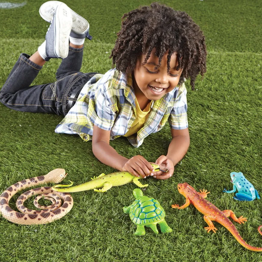 Small World Jumbo Reptiles and Amphibians 5pcs