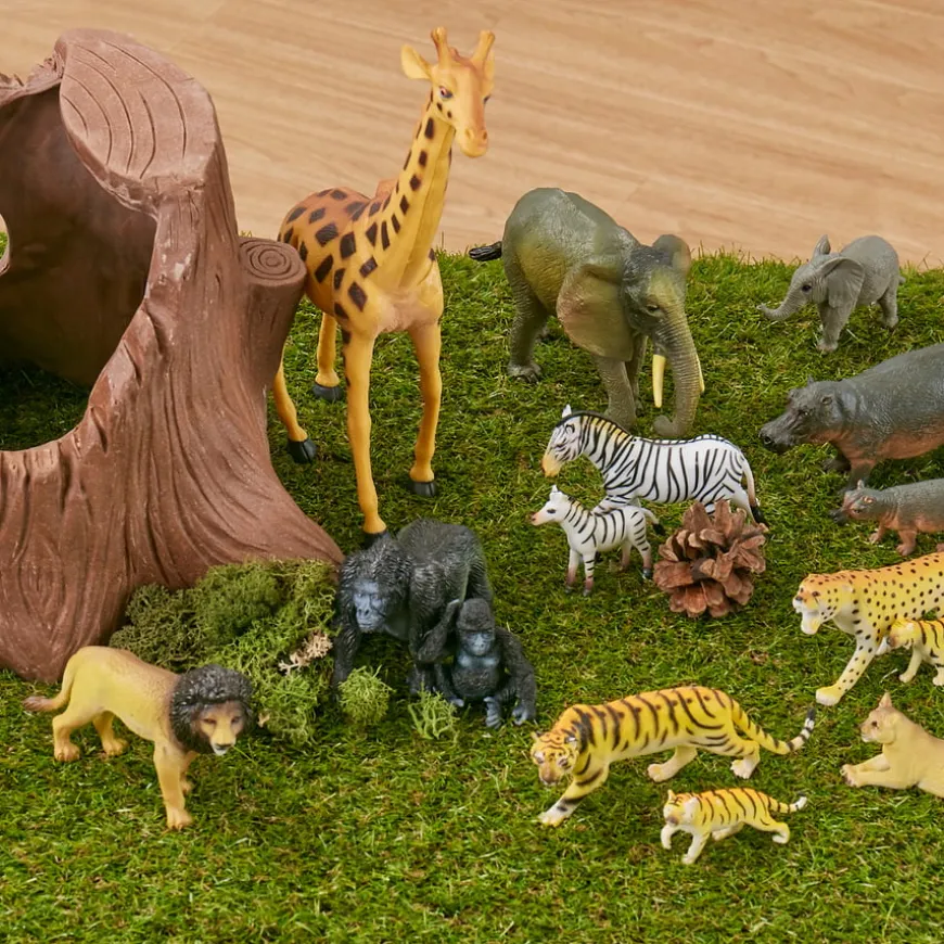 Small World Jungle Animal Collection 18pcs