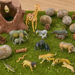 Small World Jungle Animal Collection 18pcs