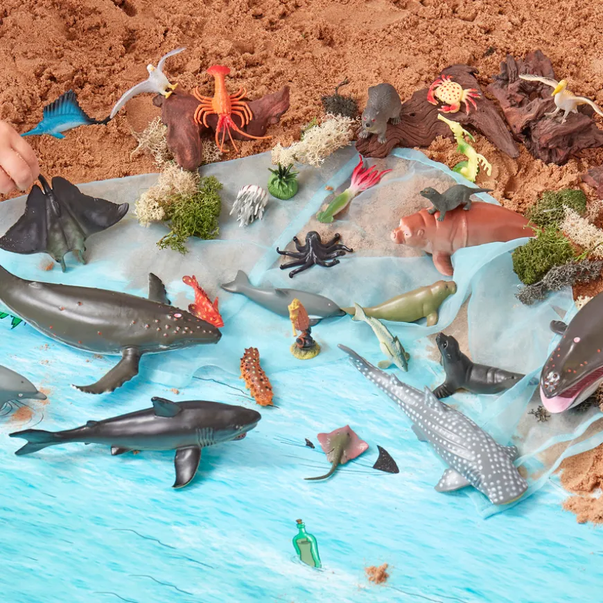 Small World Ocean Animal Collection 21pcs