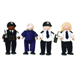 Small World Police Station Wooden Play Set and Accessories