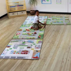 Small World Road Map Carpets 4pk