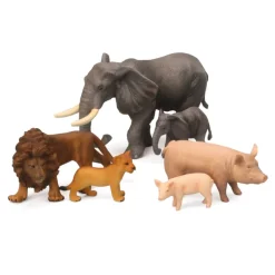 Small World Wild & Farm Animals & Young Set 16pcs