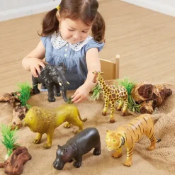 Small World Wild Safari Jumbo Animals Set 5pc