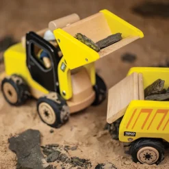 Small World Wooden Construction Site Set