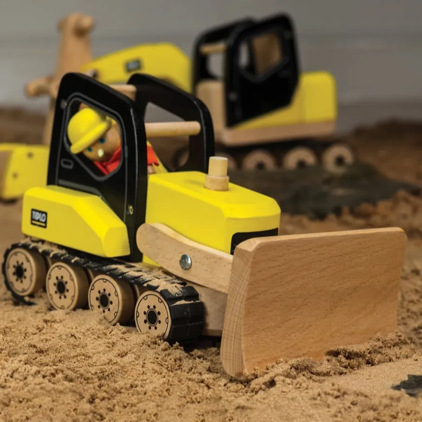 Small World Wooden Construction Site Set