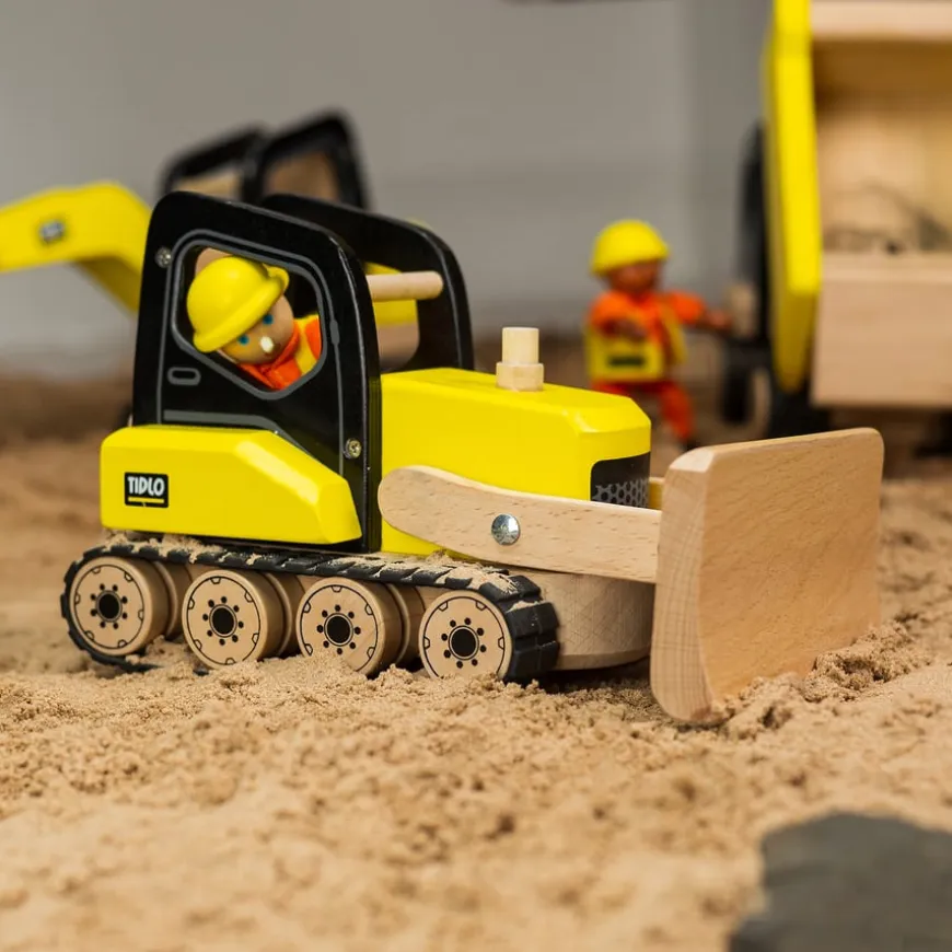 Small World Wooden Construction Site Set