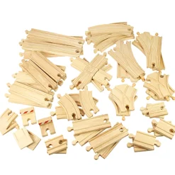 Small World Wooden Railway Track Expansion Pack 50pcs