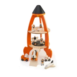Small World Wooden Space Rocket Play Set 12pcs