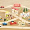 Small World Wooden Town & Country Train Set 101pcs