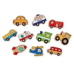Small World Wooden Town Vehicle Set 10pk