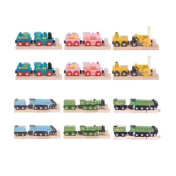 Small World Wooden Train Collection 12pcs