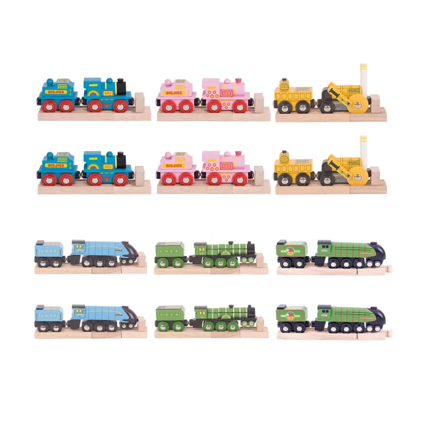 Small World Wooden Train Collection 12pcs