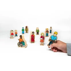 Small World Wooden Village People 42pk