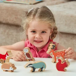 Small World Wooden Woodland Animal Set 6pcs