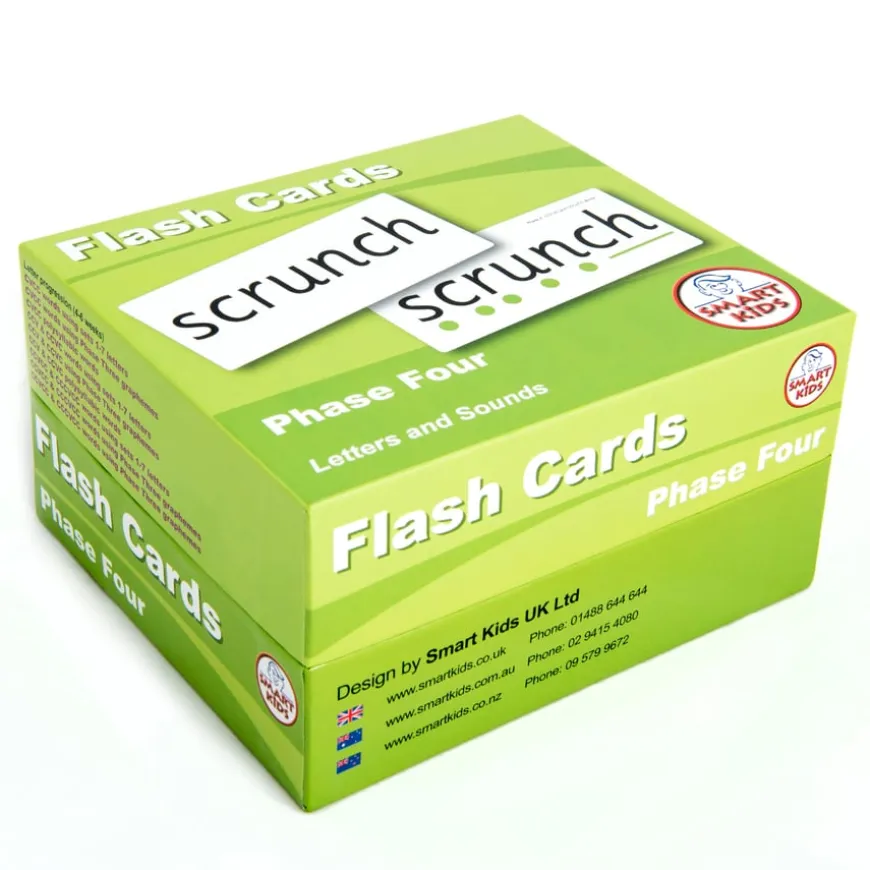 Smart Kids Flash Cards Letters and Sounds Series Phase 4