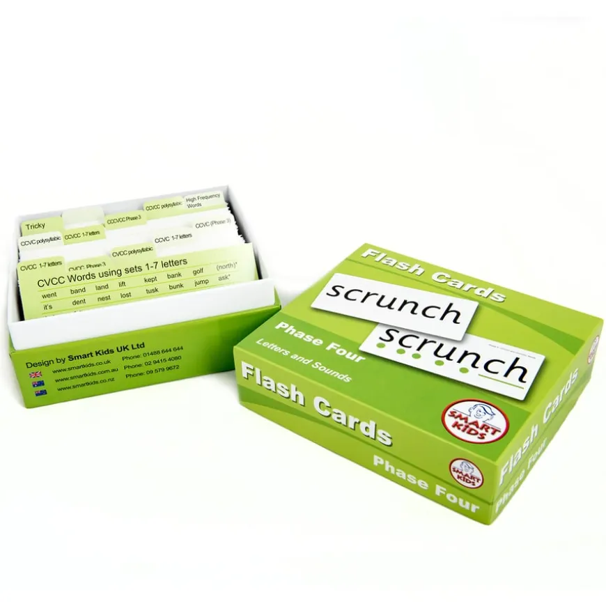 Smart Kids Flash Cards Letters and Sounds Series Phase 4
