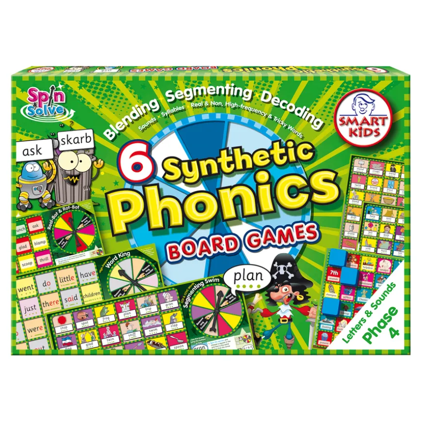 Smart Kids Letters and Sounds Phase 4 Board Games