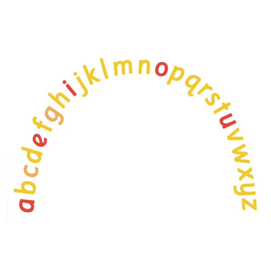 Smart Kids Magnetic Word Building Rainbow Arc