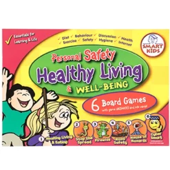 Smart Kids Personal Safety & Well-Being Board Games 6pk