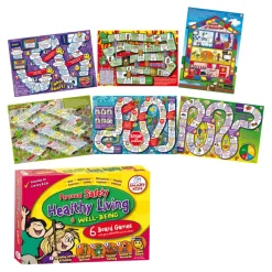 Smart Kids Personal Safety & Well-Being Board Games 6pk