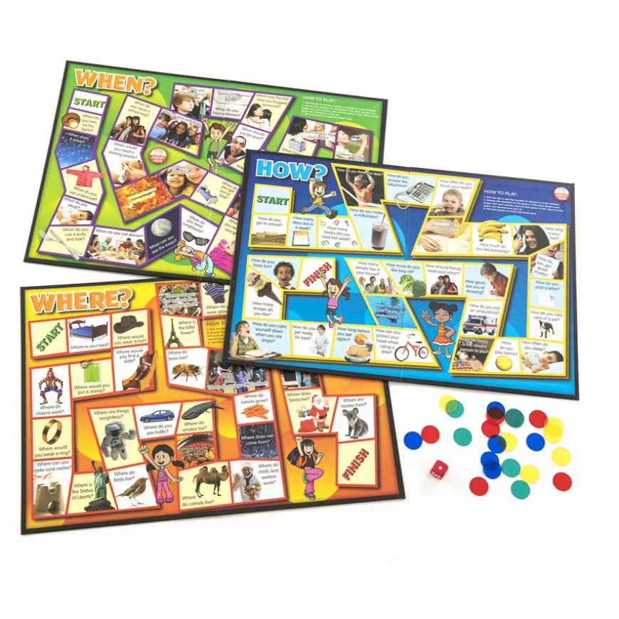 Smart Kids 6 Questioning Skills Board Games