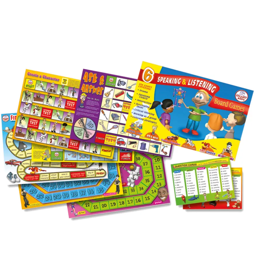 Smart Kids 6 Speaking and Listening Board Games